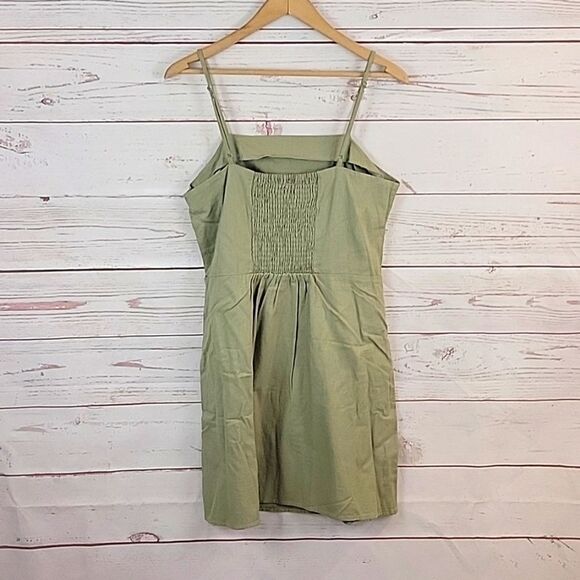 NWT Cotton On- Silver Sage Woven Krissy Dress-Size Medium - Picture 5 of 7